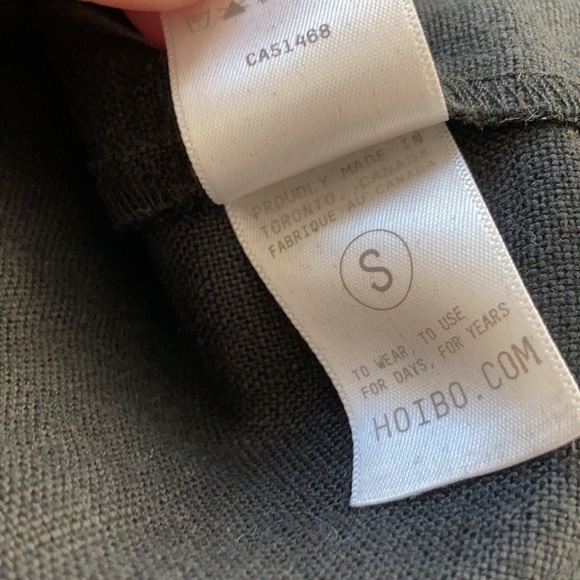 Hoibo Linen Mini Dress (Black) - Picture 6 of 10